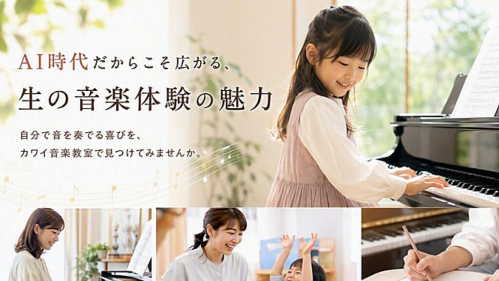 【カワイ音楽教室 愛媛事務所】AI時代だからこそ広がる、生の音楽体験の魅力